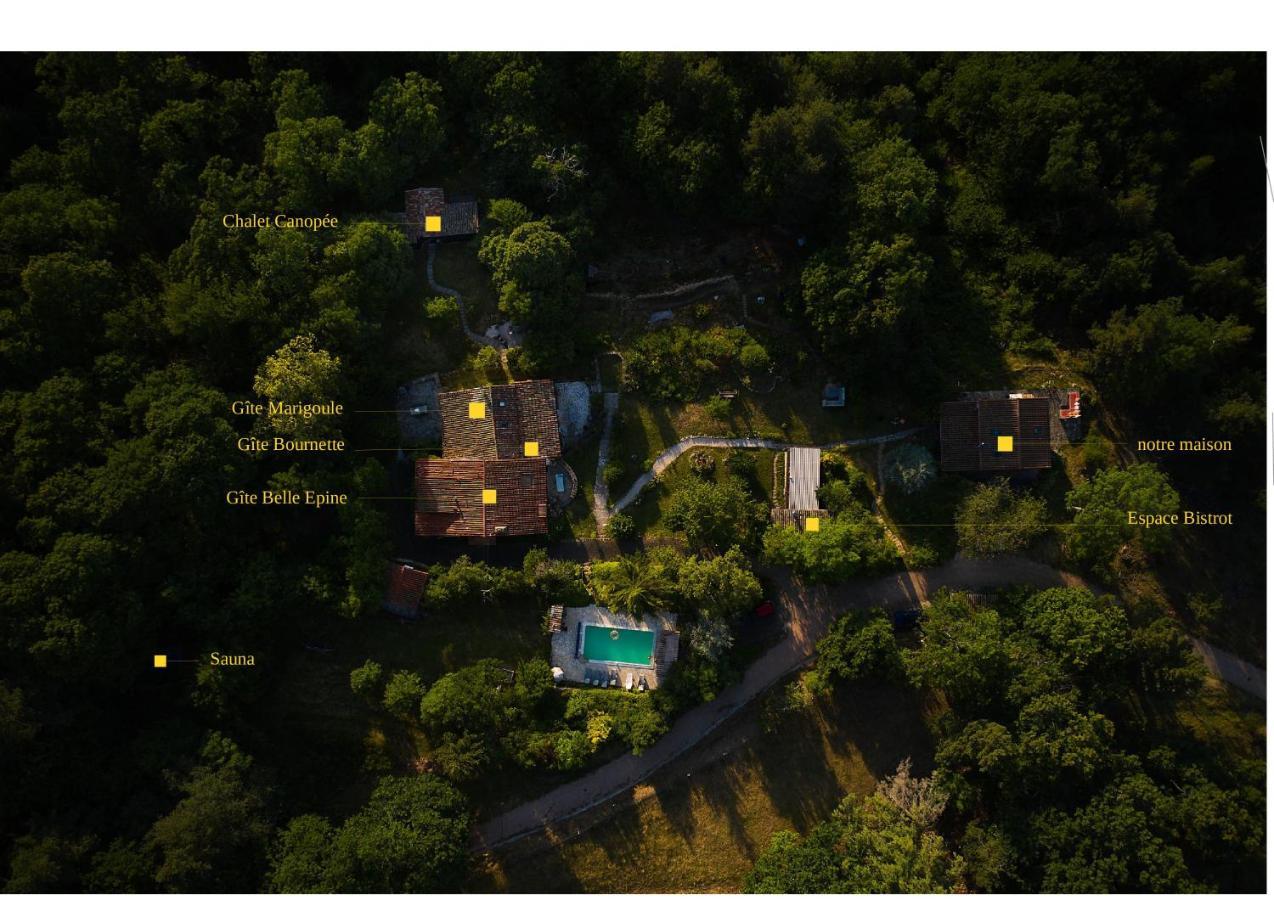 Les Grangeonnes, Gites Nature, Piscine, Bain Nordique, Sauna Pour Accueil Familiale Ou De Groupe Saint-Basile Εξωτερικό φωτογραφία